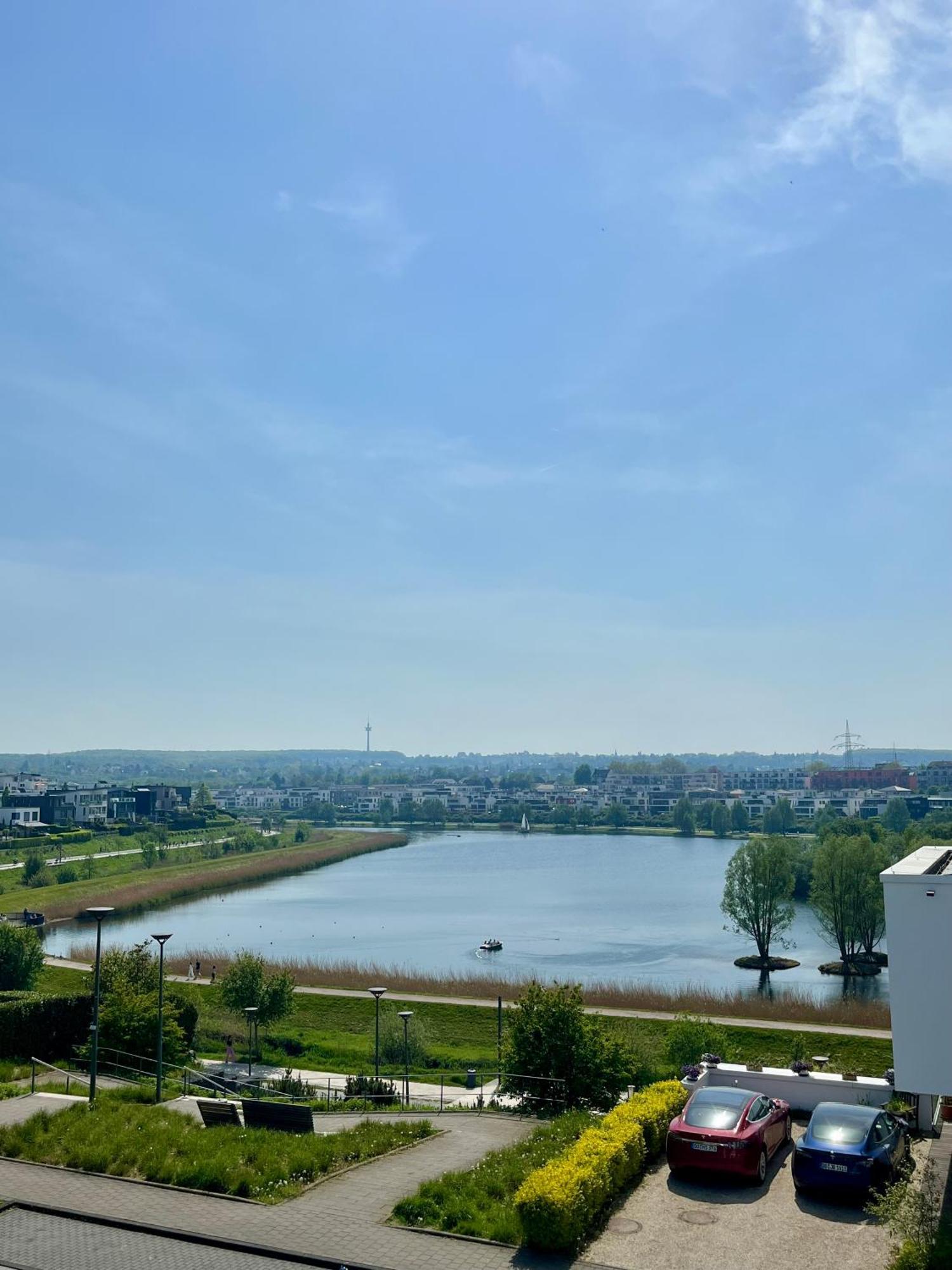 Haus Mit Panoramablick Auf Den Phoenixsee Дортмунд Екстериор снимка
